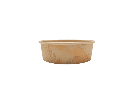 Eco Guardian Bol compostable doublé de PLA, 473 ml, Bambou (paquet de 300) – EG-PL-BB-BL16