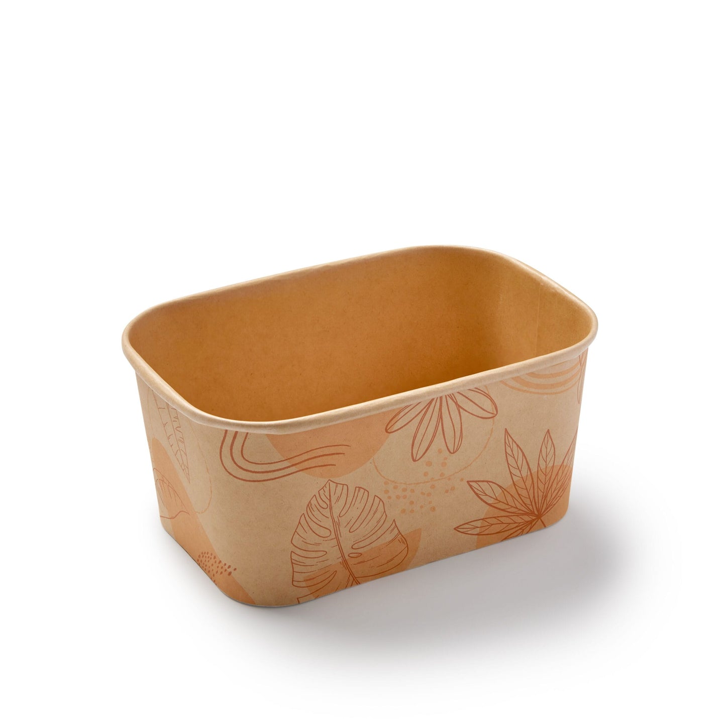 Eco Guardian Compostable PLA-Lined Rectangular Bowl, 32 oz, Bamboo (300-pack) – EG-PL-BB-BL32