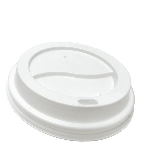 Couvercle dôme recyclable Eco Guardian pour gobelets en carton de 10 à 20 oz, PP (paquet de 1000) - EG-PP-CL-DW12