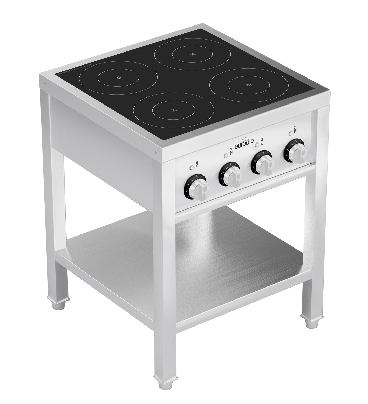 Eurodib Commercial Freestanding Induction Cooktop, 208V