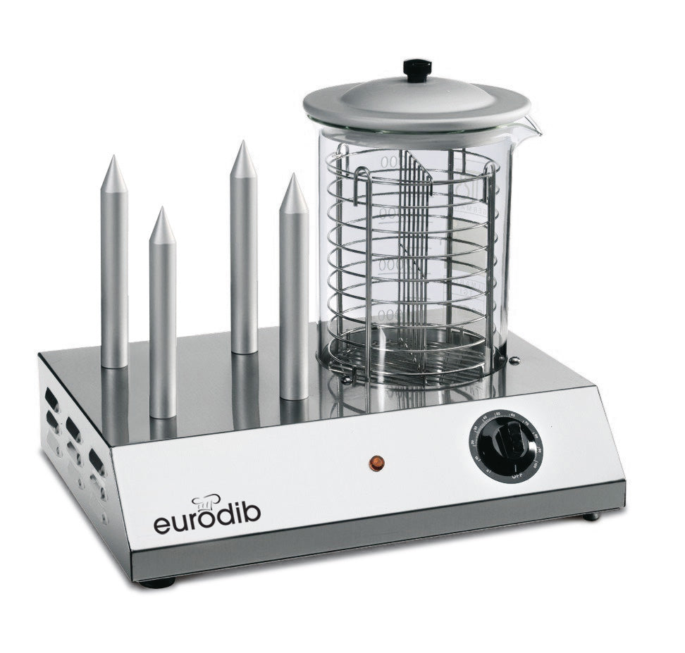 Eurodib Hot Dog Steamer and Bun Warmer, 110V