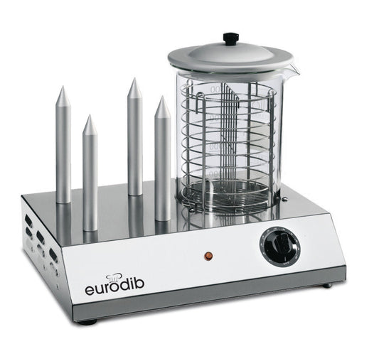 Eurodib Hot Dog Steamer and Bun Warmer, 110V