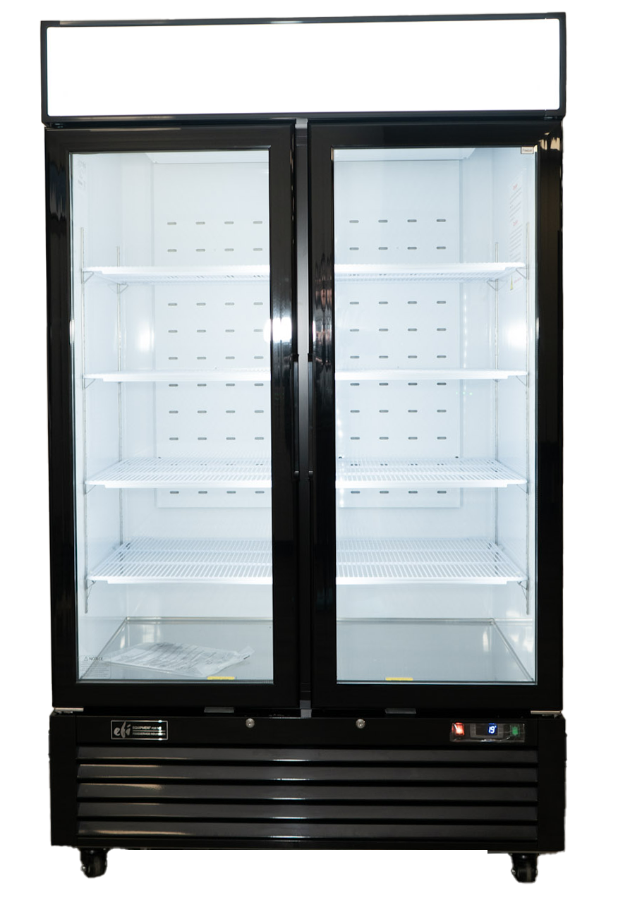 EFI F2-48GDVC Glass Door Refrigerated Merchandiser