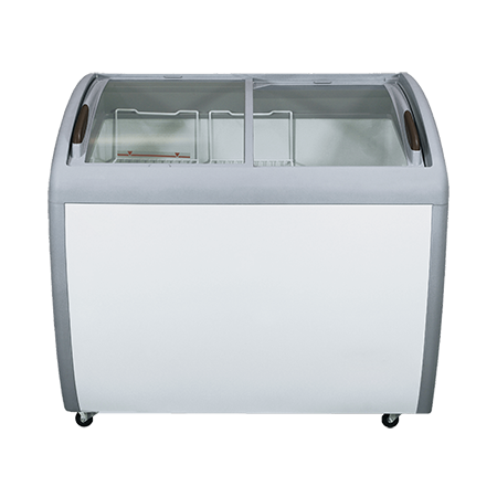 EFI FCCG-39 Curved Glass Chest Freezer