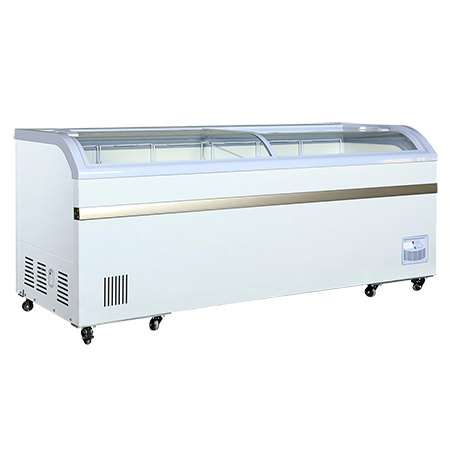 EFI FCCG-79 Curved Glass Chest Freezer