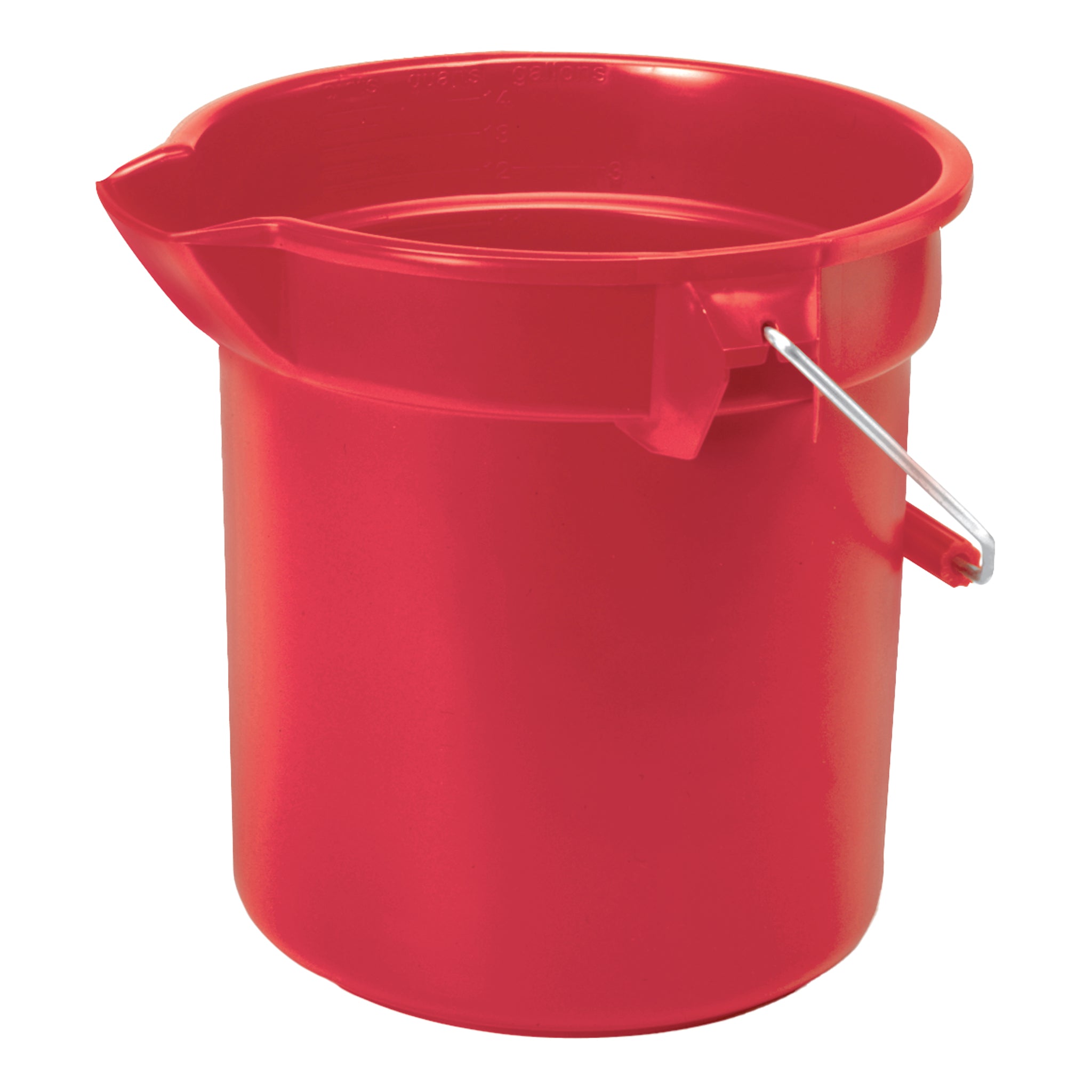 Rubbermaid BRUTE Bucket, Round, 14 qt, Red - FG261400RED – Russell Hendrix