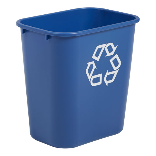 Rubbermaid | Wastebasket, Recycling, 28 qt, Blue