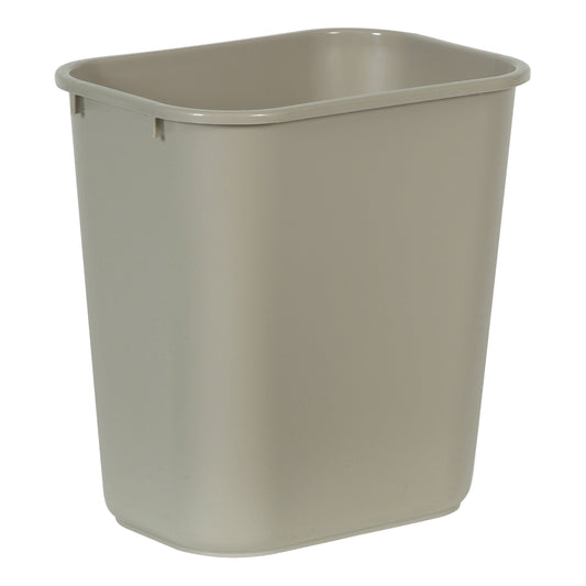 Rubbermaid | Wastebasket, 28 qt, Beige