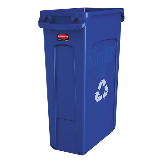 Rubbermaid | Slim Jim Recycling Container, 23 Gal, Blue