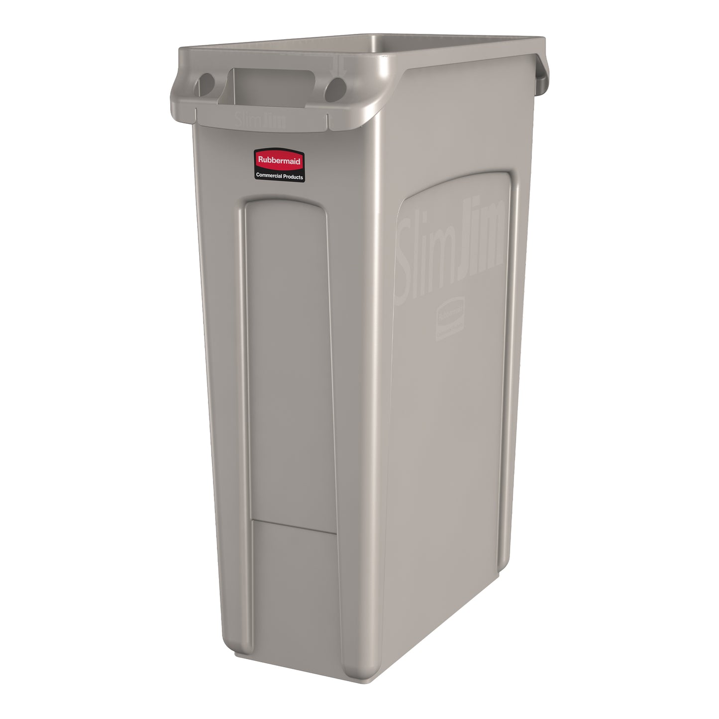 Rubbermaid | Slim Jim Vented Container, 23 Gal, Beige