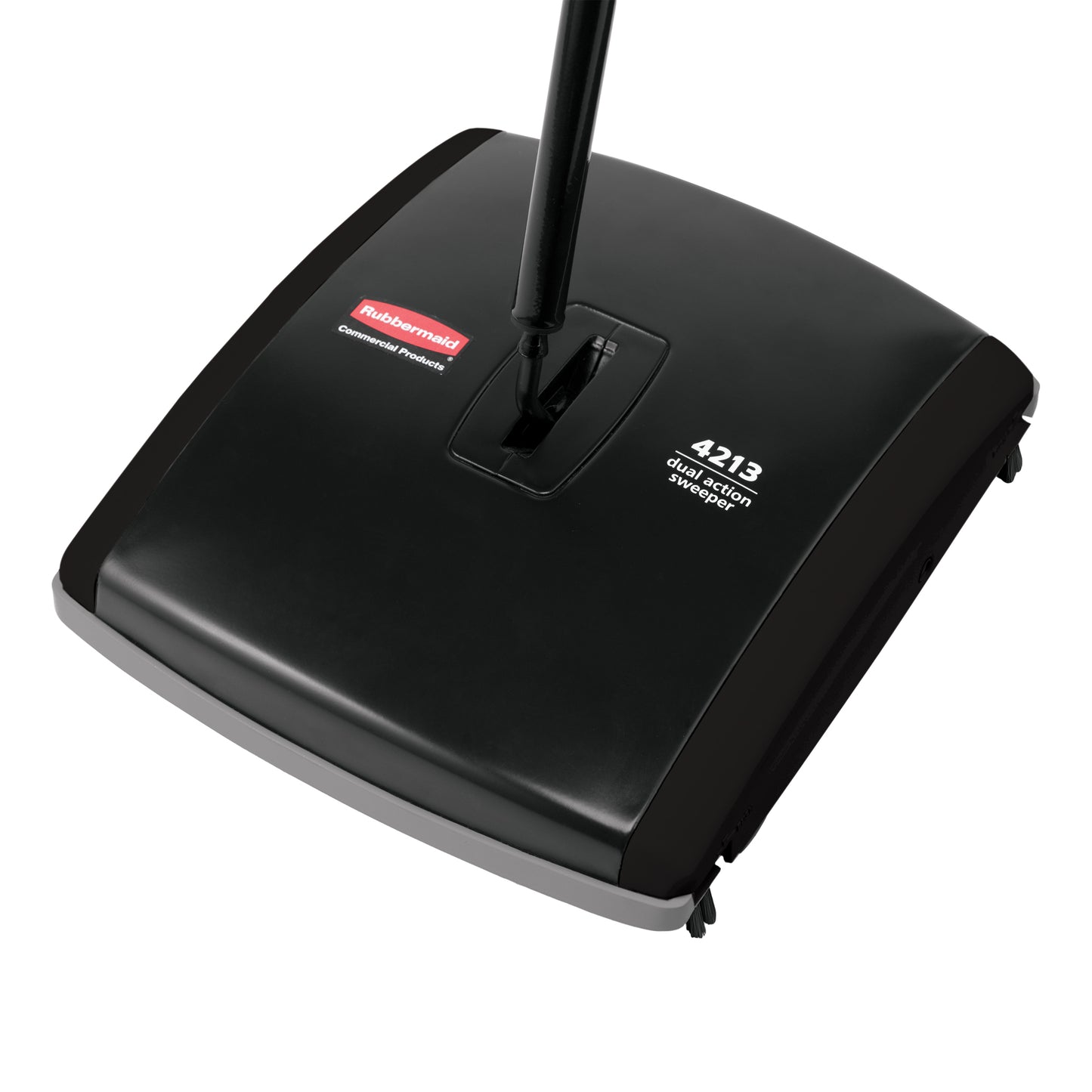 Rubbermaid | Dual Action Bristle Mechanical Sweeper, Black