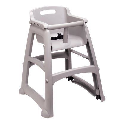 Rubbermaid | Sturdy Chair High Chair, Wheels, Silver