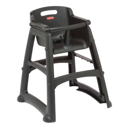 Rubbermaid | Sturdy Chair High Chair, No Wheels, Black