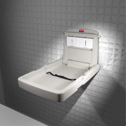 Rubbermaid | Baby Changing Station, Vertical, Silver