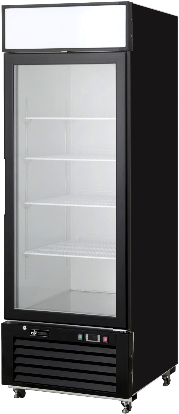 EFI FI1-27GDVC Ice Cream Dipping Cabinet Black