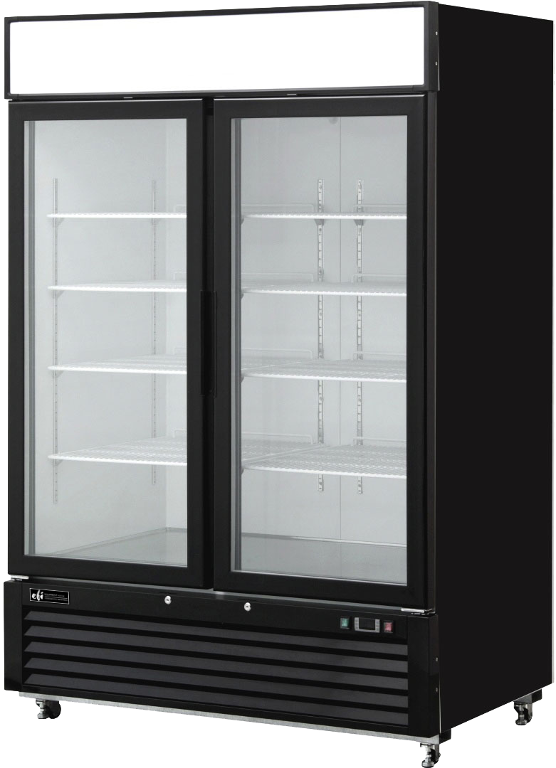 EFI FI2-54GDVC Ice Cream Freezer Merchandiser Black