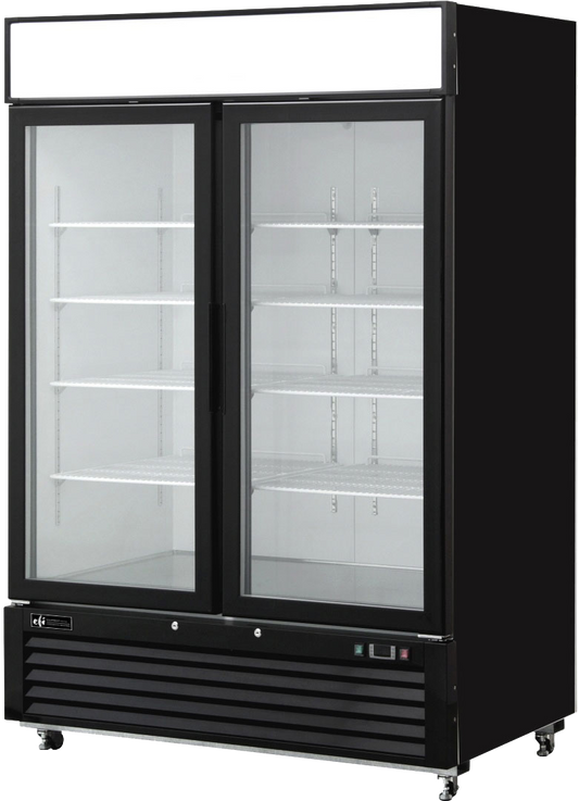 EFI FI2-54GDVC Ice Cream Freezer Merchandiser Black