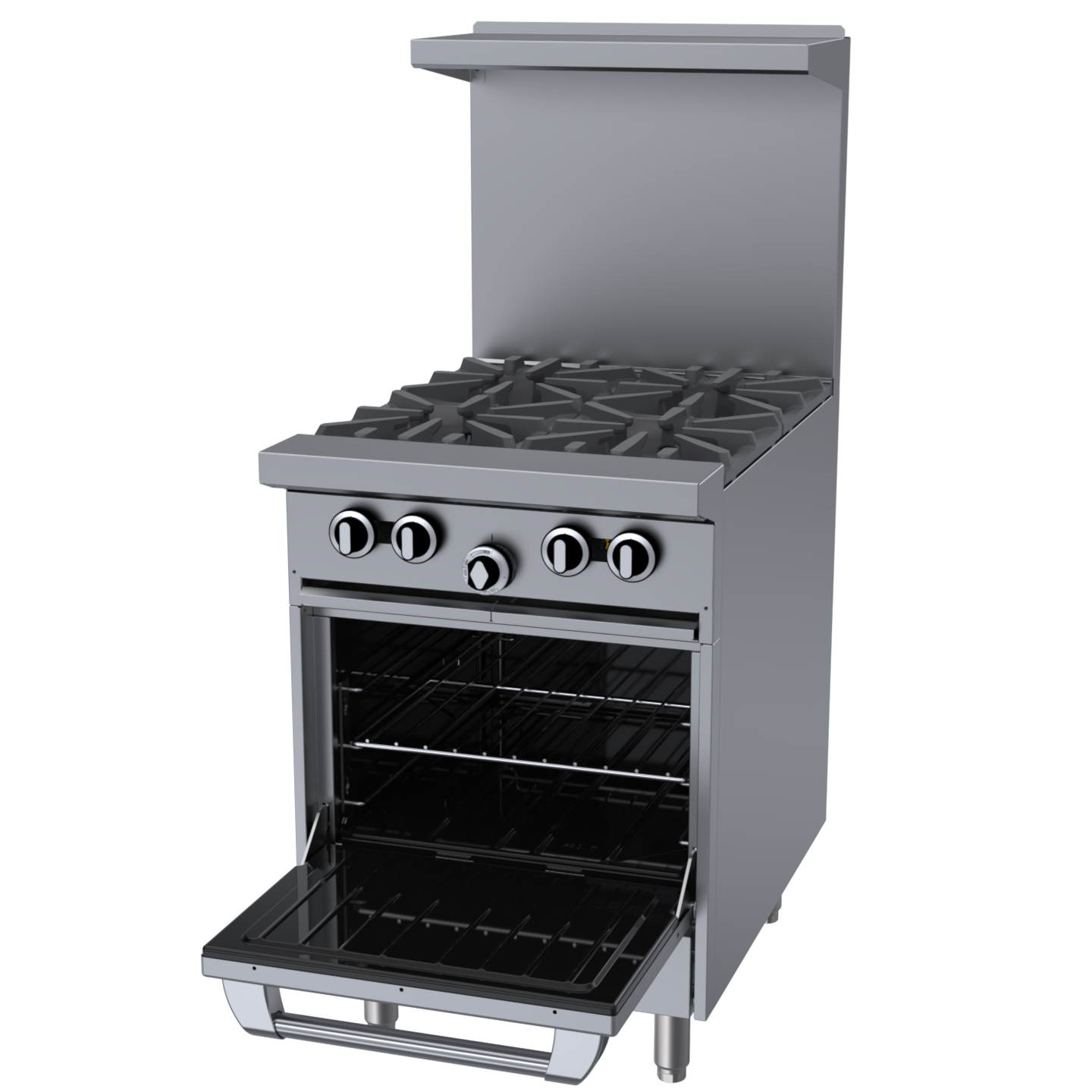 Garland G-Series Gas Restaurant Range, 24", Natural Gas, High Elevation - G24-4L(HE-NG)