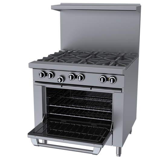 Garland G-Series Gas Restaurant Range, 36", Propane - G36-6R(LP)