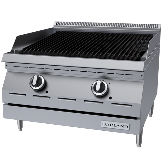 Garland Designer Series Gas Radiant Charbroiler, 24", Natural Gas, High Elevation - GD-24RB(HE-NG)