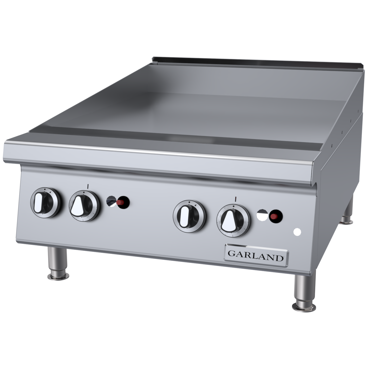 Garland Heavy-Duty Gas Counter Griddle, 24", Natural Gas, High Elevation - GTGG24-GT24M(HE-NG)