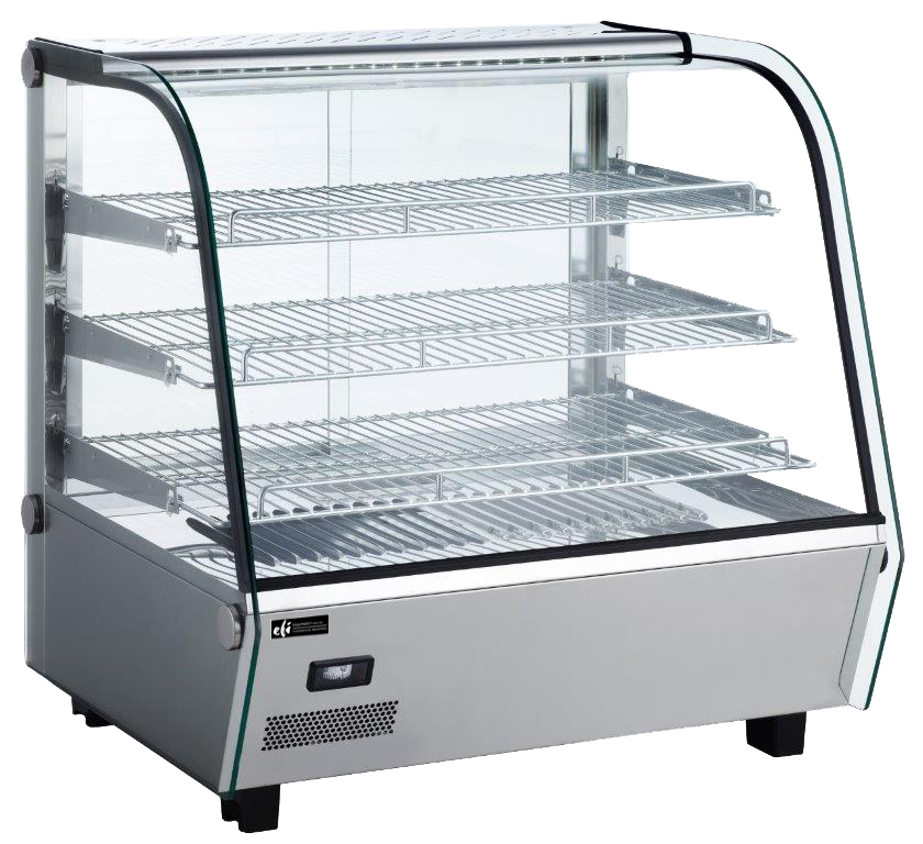 EFI HGCM-CT-3427-WH Hot Countertop Display Case Curved