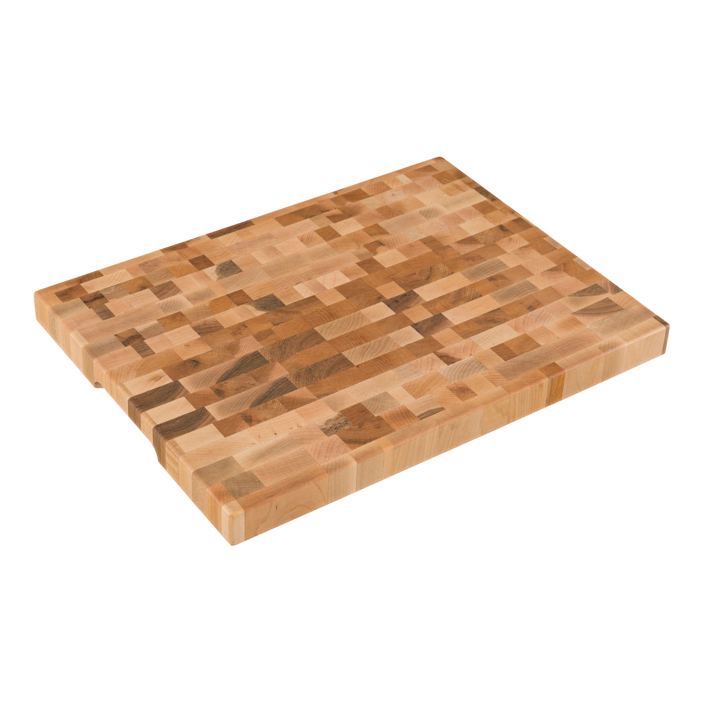 Labell | Butcher Block Cutting Board, 12" x 16" x 1 1/4", End Grain Maple