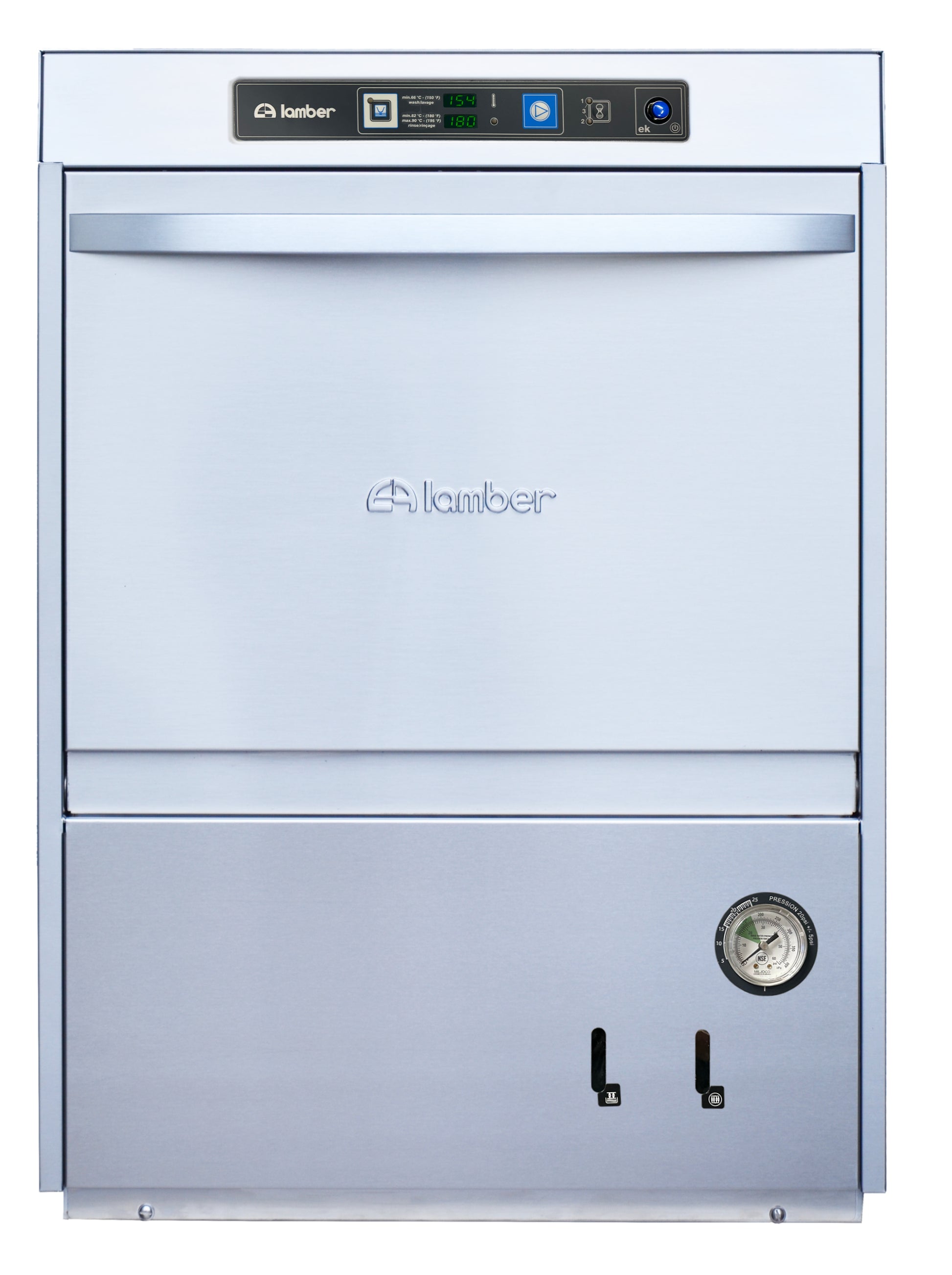 Lamber F99EKDPS Deluxe High-Temperature Undercounter Dishwasher, 208V
