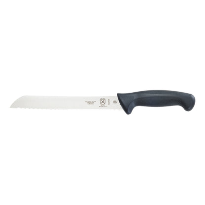 Mercer | Millennia Bread Knife, Wavy Edge, 8", Black