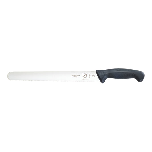 Mercer | Millennia Slicing Knife, Wavy Edge, 11", Black