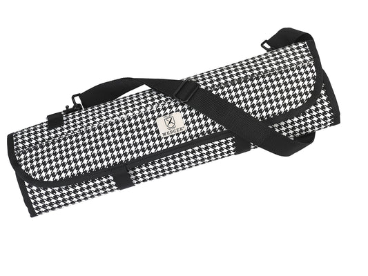 Mercer | Knife Roll with 7 Pockets, Houndstooth