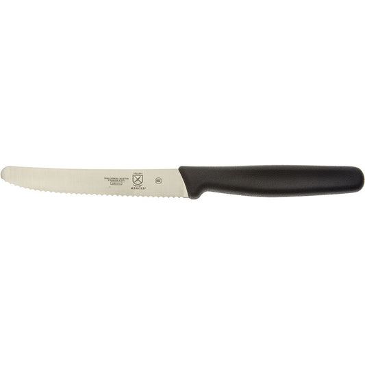 Mercer Utility Knife, Wavy Edge, 4 5/16", Black - M33932B