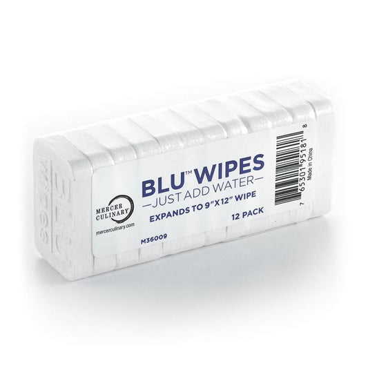 Mercer | BLU Wipes Puck, Expands to 9" x 12", Cotton (12-pack)