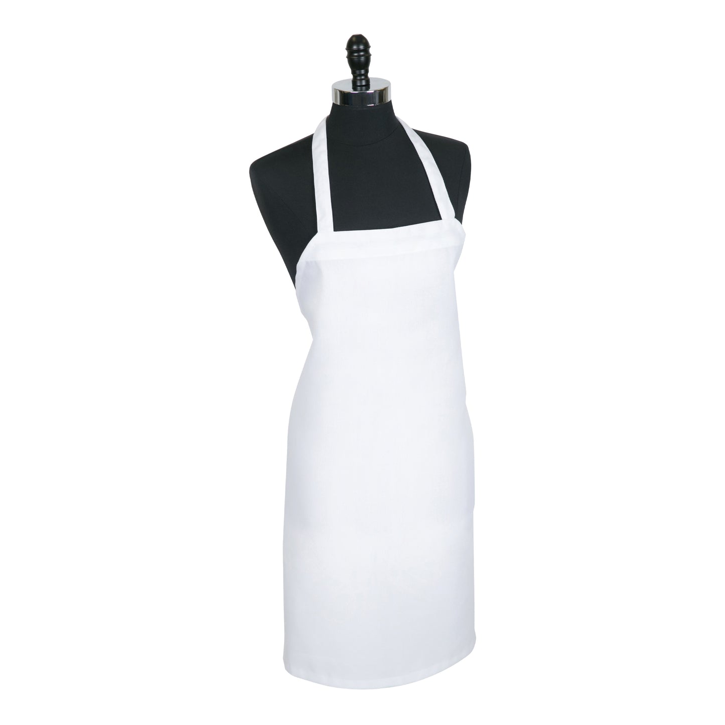 Mercer | Millennia Economy Bib Apron, No Pocket, White