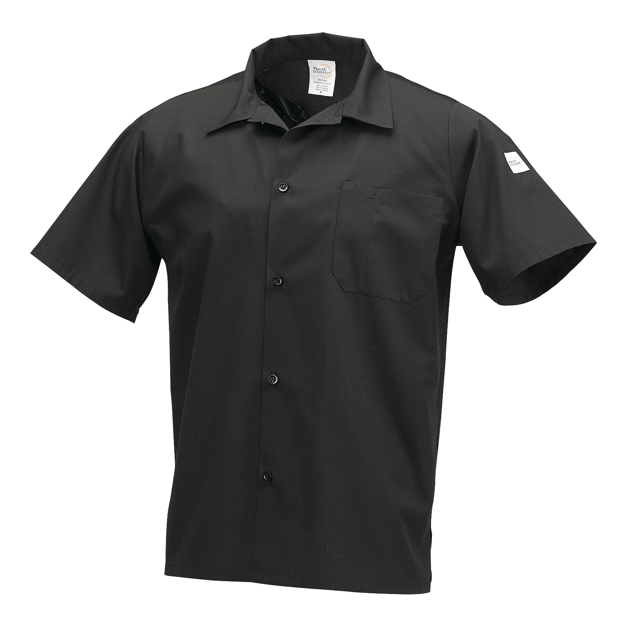 Mercer Millennia Air Cook Shirt, 4XLarge, Black - M60200BK4X – Russell ...