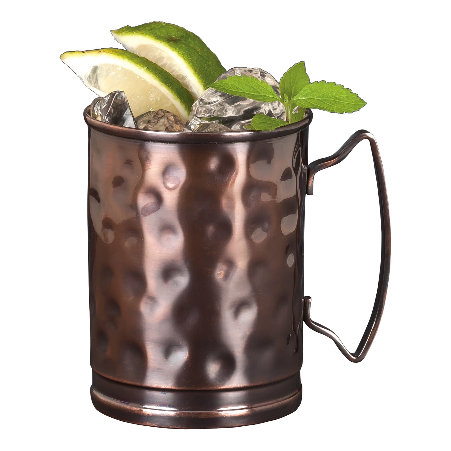 Libbey World Tableware Hammered Moscow Mule Cup, 14 oz, Metal (12-pack) - MM-200