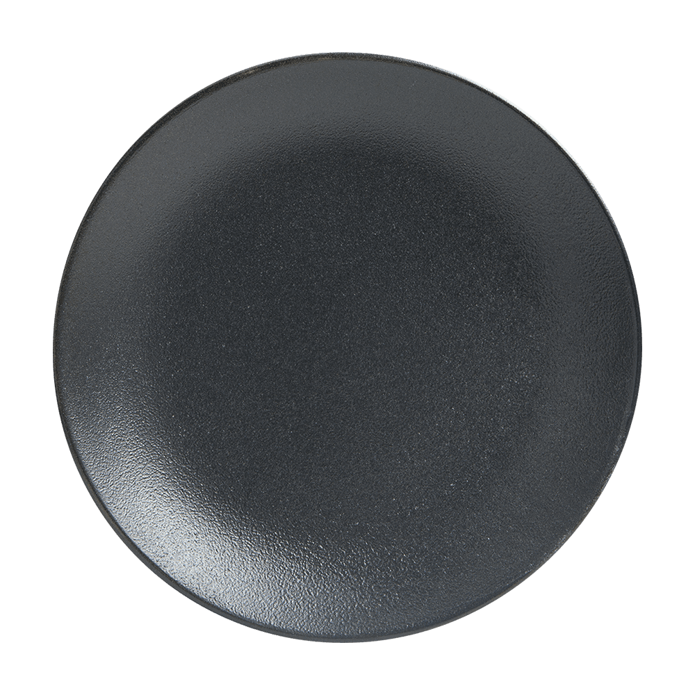Cameo Onyx Coupe Plate, 8", Black (36-pack) - 910-21081N