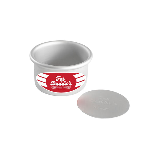 Fat Daddio's Cheesecake Pan with Removable Bottom, 3" x 2", Aluminum - FDPCC32