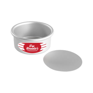 Fat Daddio's Cheesecake Pan with Removable Bottom, 4" x 2", Aluminum - FDPCC42