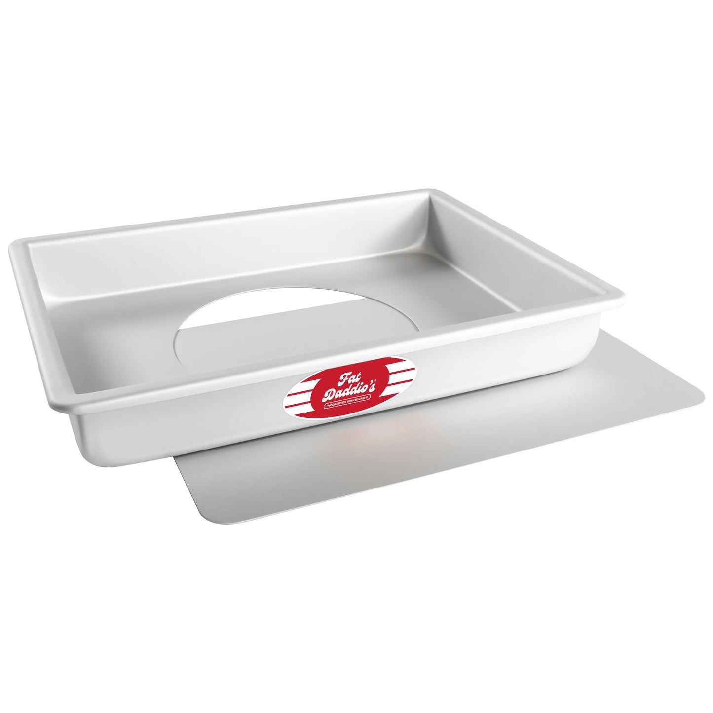 Fat Daddio's Sheet Cake Pan with Removable Bottom, 9" x 13" x 2", Aluminum - FDPOBCC9132