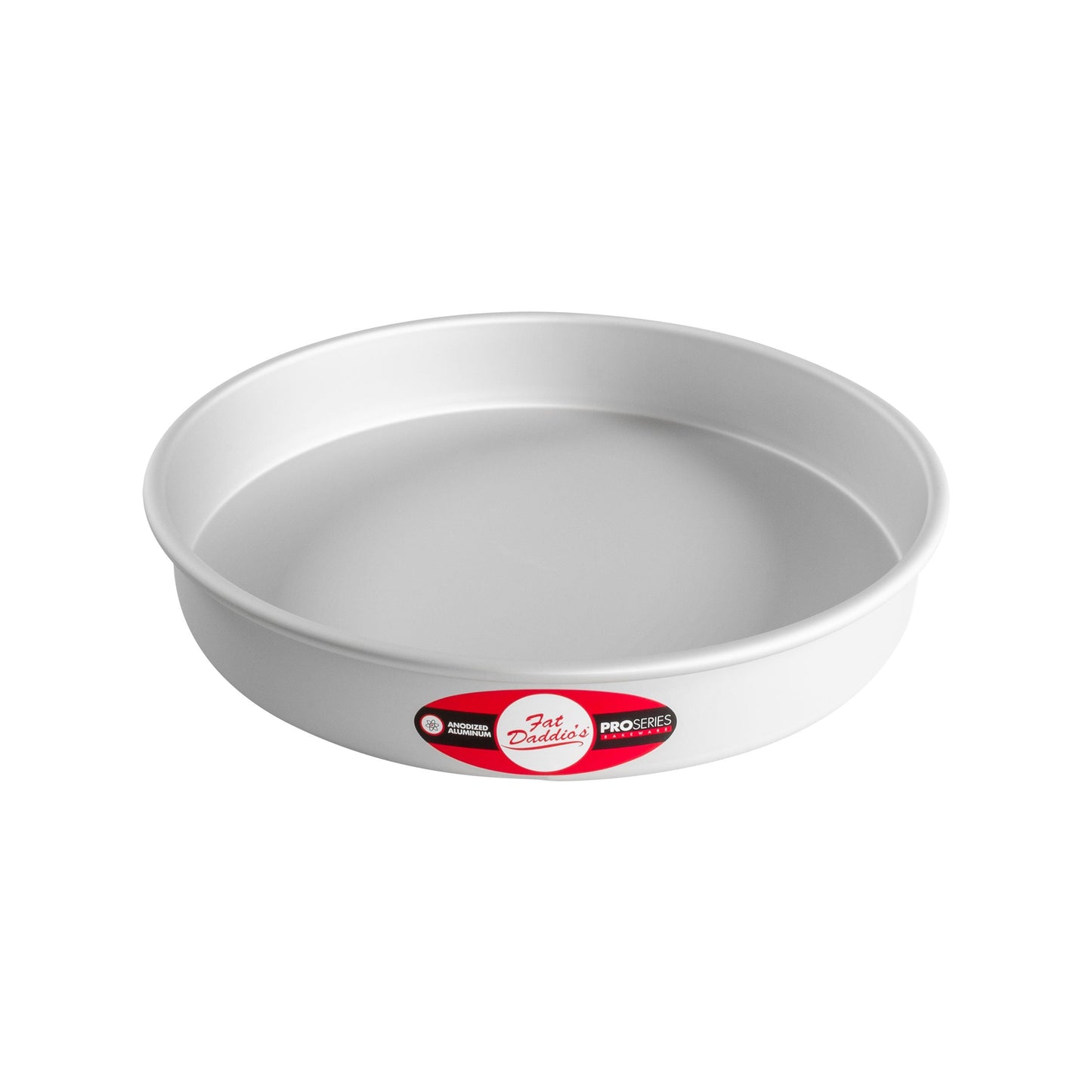 Fat Daddio's | Round Cake Pan, 12" x 2", Anodized Aluminum