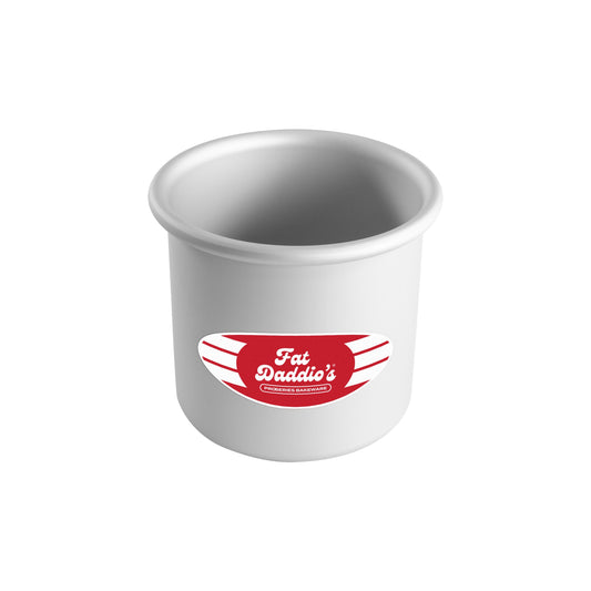 Fat Daddio's Round Cake Pan, 4" x 4", Aluminum - FDPRD44