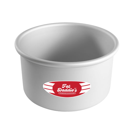 Fat Daddio's Round Cake Pan, 7" x 4", Aluminum - FDPRD74