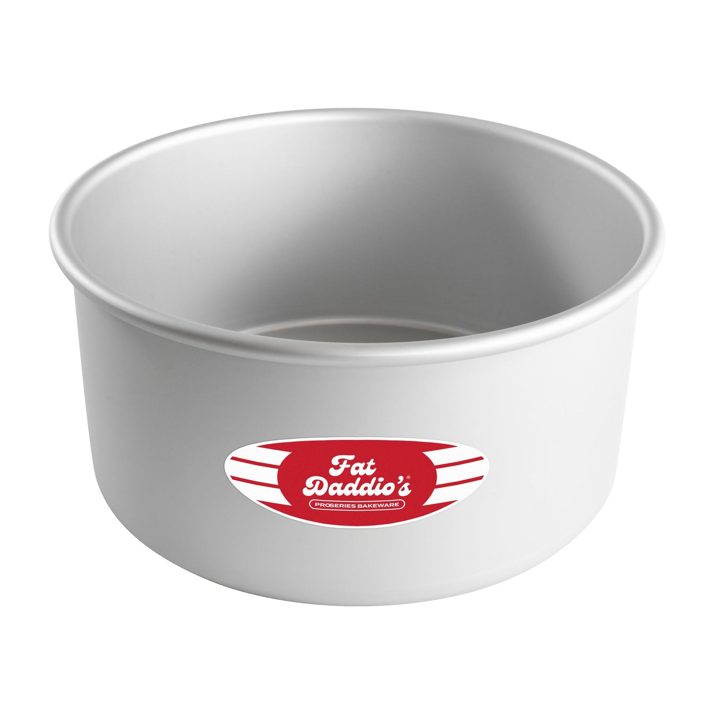 Fat Daddio's Round Cake Pan, 8" x 4", Aluminum - FDPRD84