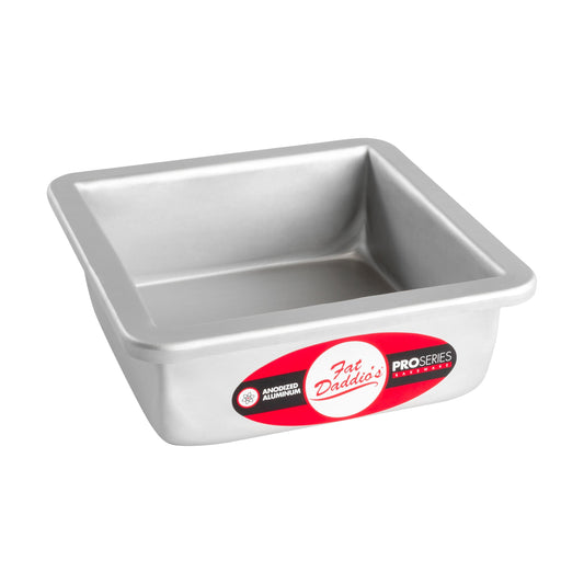 Fat Daddio's | Square Cake Pan, 5" x 5" x 2", Anodized Aluminum