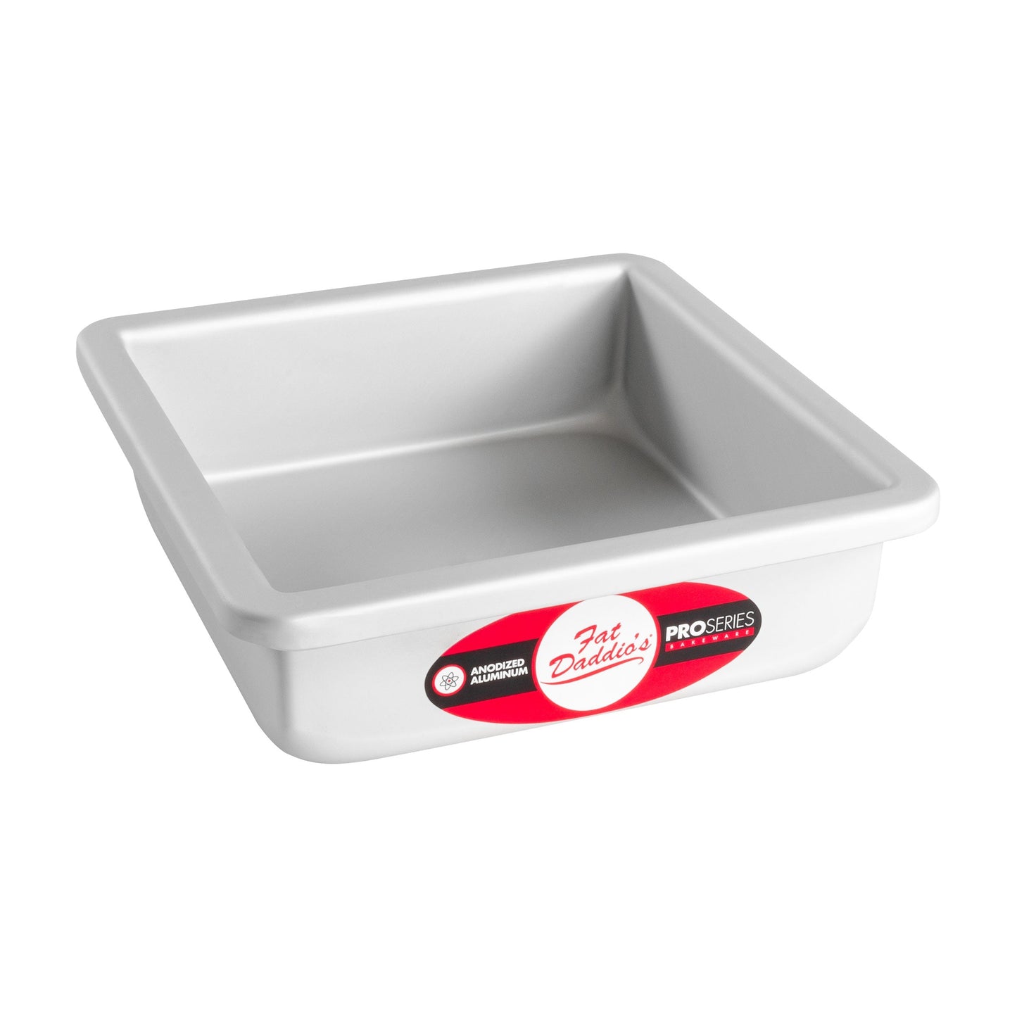 Fat Daddio's | Square Cake Pan, 6" x 6" x 2", Anodized Aluminum