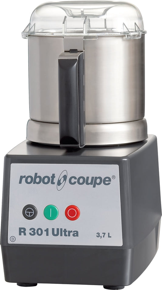Robot Coupe R301UB Batch Bowl Food Processor, Composite 3.7 L Bowl, 1.5 HP, 120V - R301UB
