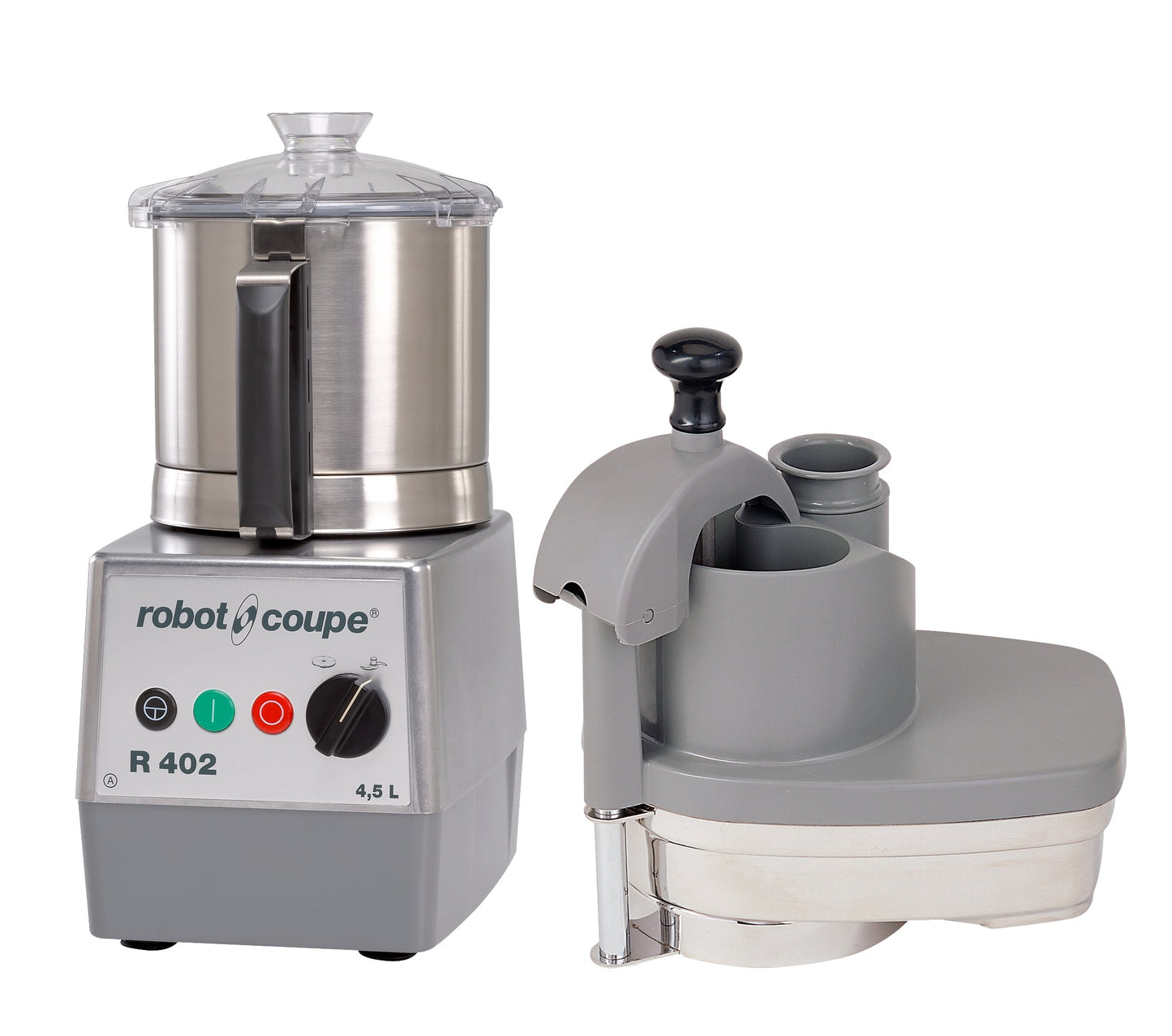 Robot Coupe R402A Combination Food Processor, Stainless Steel 4.5 L Bowl, 2 HP, 120V - R402A