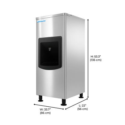 Resolute IDB130 No-Touch Ice Dispensing Bin, 130 lb, 110V