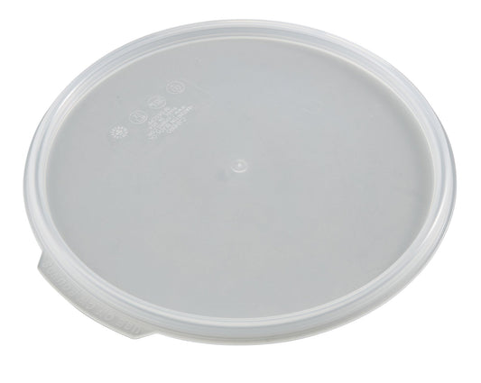 Cambro | Camwear Round Food Storage Container Seal Lid, 6-8 qt, Translucent